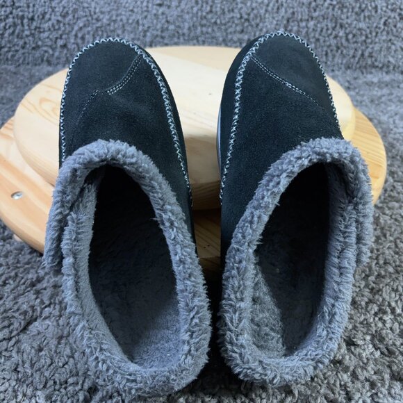 Orthofeet Shoes Charlotte Womens Size 7 Black Suede Slip On Faux Fur Orthopedic - Picture 5 of 8